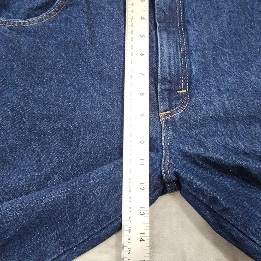 Rustler Jeans Mens 36x30 Blue Straight Leg Regular Fit Heavy Denim Casual Work